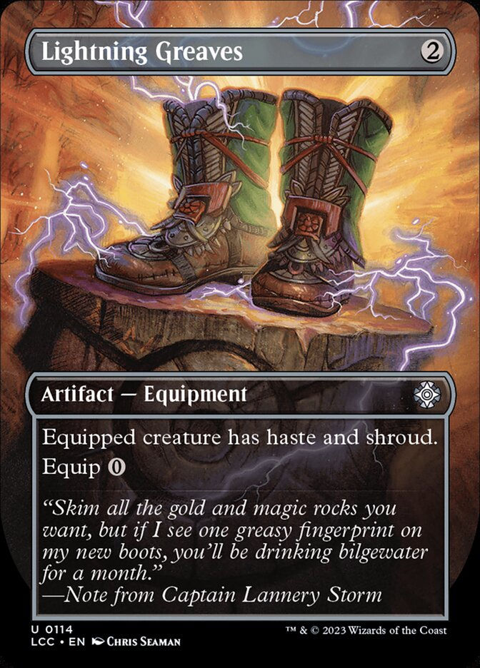 Lightning Greaves (LCC) (114) / Borderless