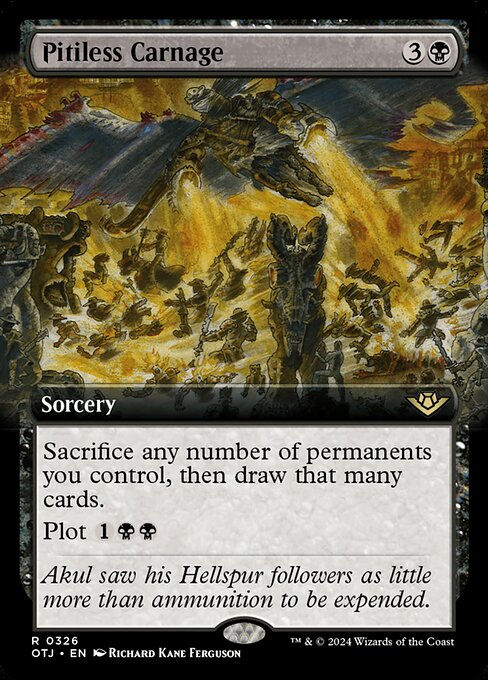 Pitiless Carnage (otj) (326) / Extended Art
