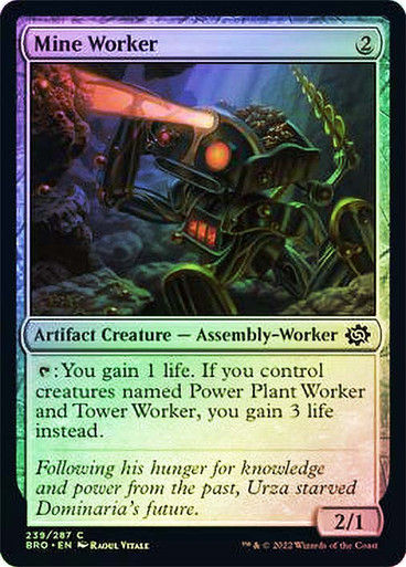 Mine Worker (BRO) / Foil