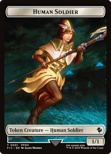 Hero Token T09 // Human Soldier (TFIN) — cara 2 de 2