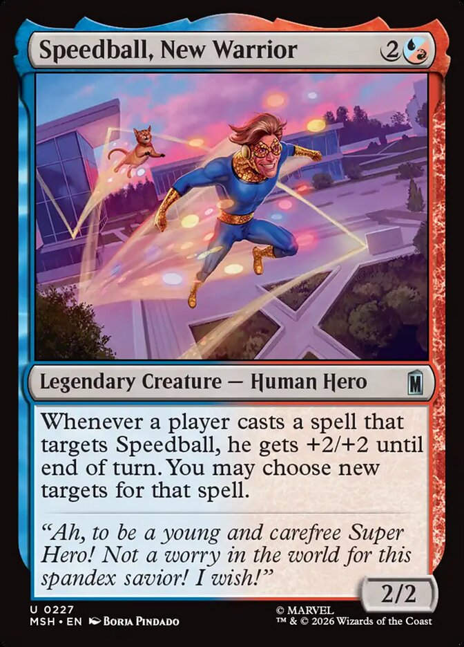 Speedball, New Warrior (MSH) (227)