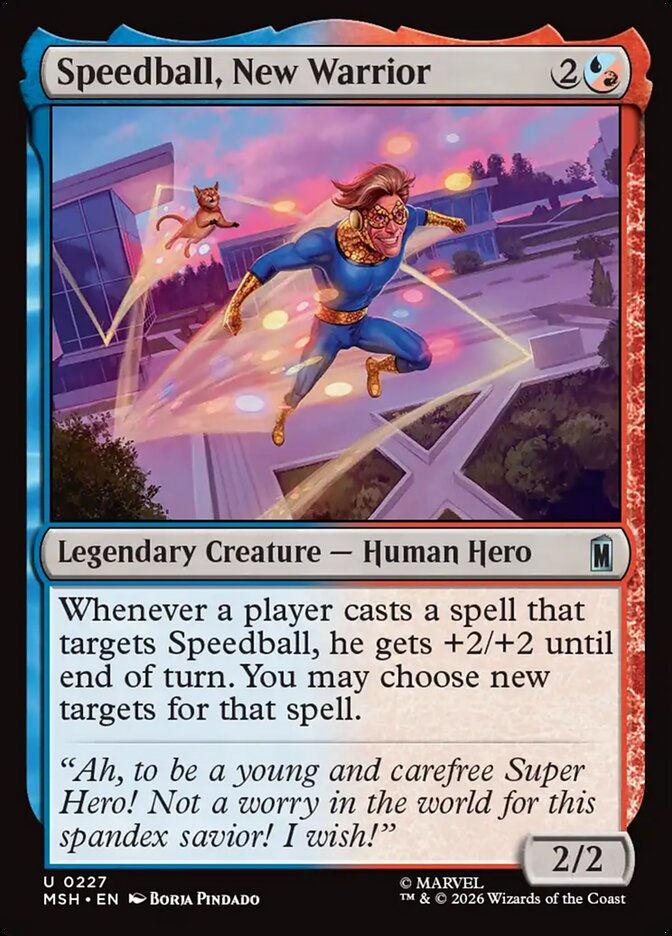 Speedball, New Warrior (MSH) (227)