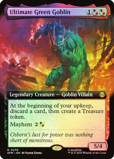 Ultimate Green Goblin (SPM) (276) / Extended Art / Foil