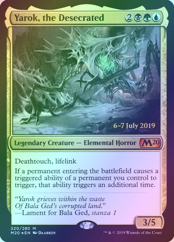 Yarok, the Desecrated (PM20) (220s) / Foil