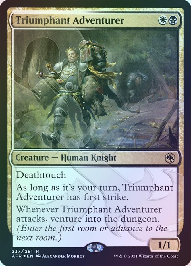 Triumphant Adventurer (PAFR) (237a) / Embossed Foil