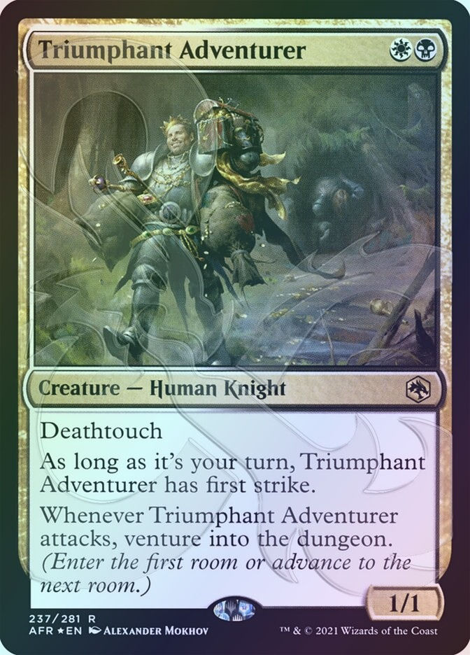 Triumphant Adventurer (PAFR) (237a) / Embossed Foil