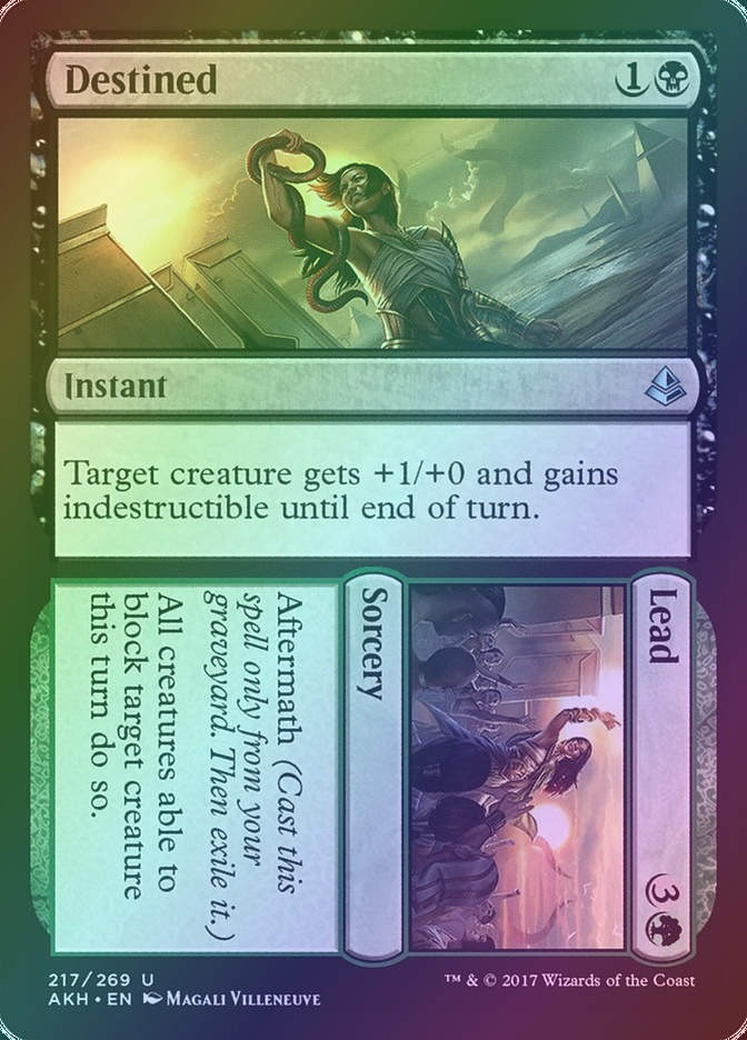 Destined // Lead (AKH) (217) / Foil