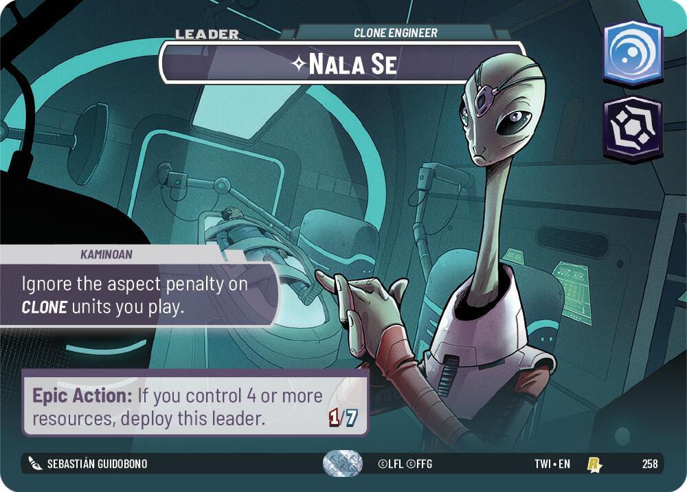 Nala Se - Clone Engineer (Showcase) (TWI) (258) / Foil