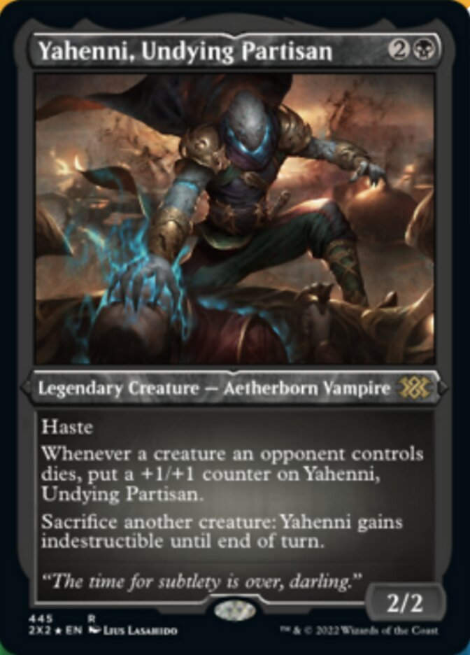 Yahenni, Undying Partisan (2X2) / Etched Foil
