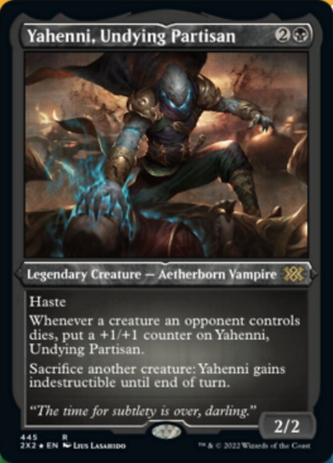 Yahenni, Undying Partisan (2X2) / Etched Foil