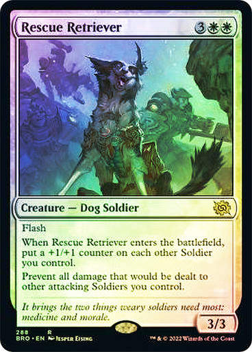 Rescue Retriever (BRO) / Set Booster Foil