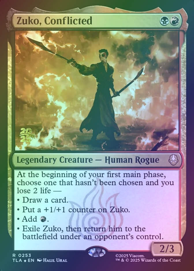 Zuko, Conflicted (PTLA) (253s) / Foil