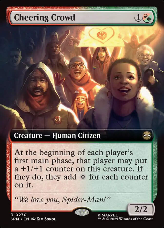 Cheering Crowd (SPM) (270) / Extended Art