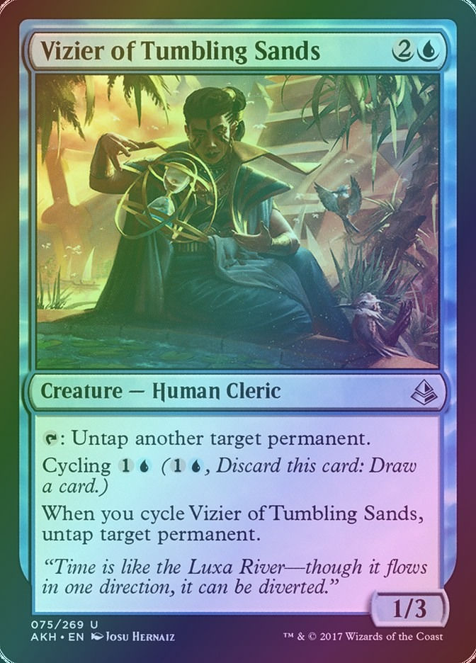 Vizier of Tumbling Sands (AKH) (75) / Foil