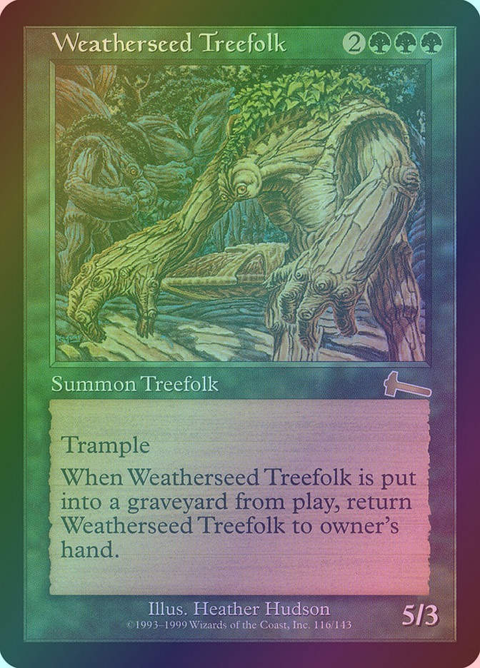 Weatherseed Treefolk (ULG) (116) / Foil