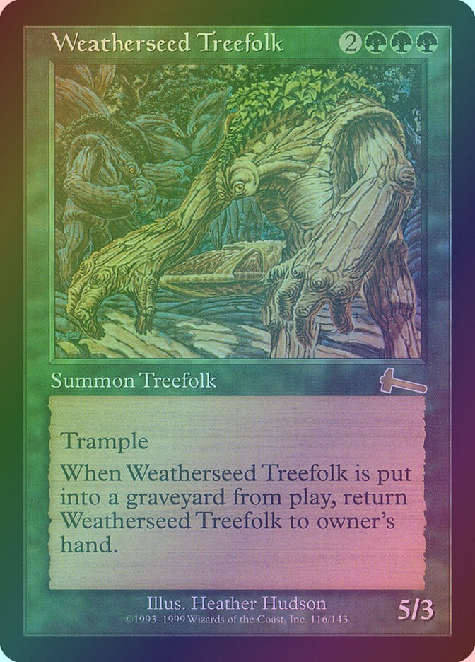 Weatherseed Treefolk (ULG) (116) / Foil
