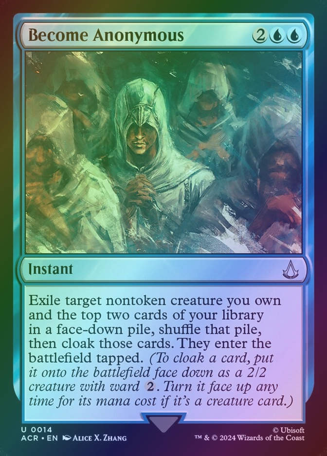 Become Anonymous (ACR) (14) / Foil