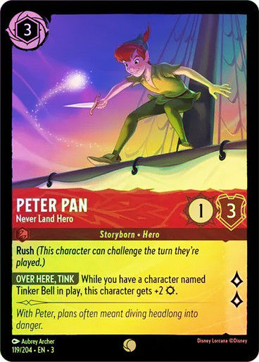 Peter Pan - Never Land Hero (LOR_ITI) / Foil