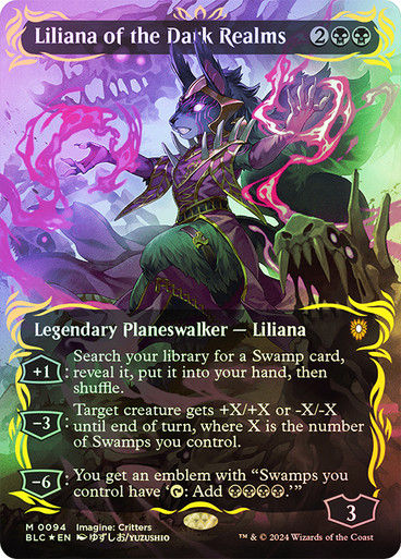 Liliana of the Dark Realms (blc) (94) / Raised Foil