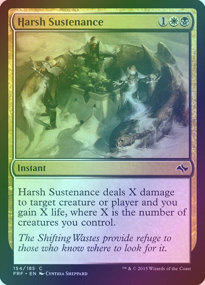 Harsh Sustenance (FRF) (154) / Foil