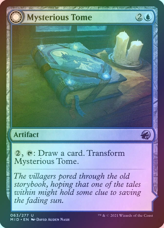Mysterious Tome // Chilling Chronicle (MID) (63) / Foil