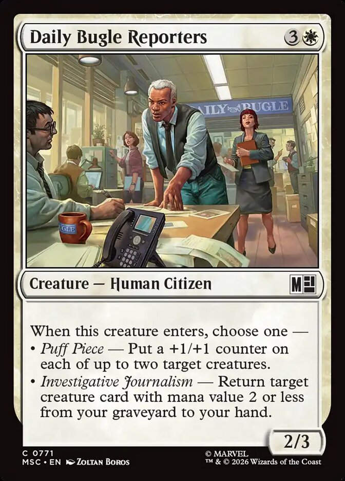 Daily Bugle Reporters (MSC) (771)