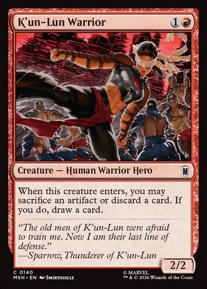 K'un-Lun Warrior (MSH) (140)