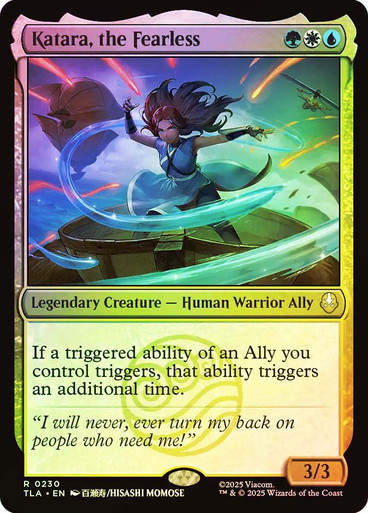 Katara, the Fearless (TLA) (230) / Foil