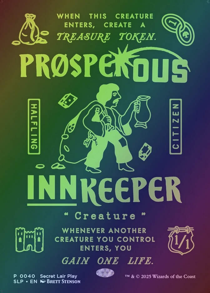 Prosperous Innkeeper (SLP) (40) / Borderless / Foil