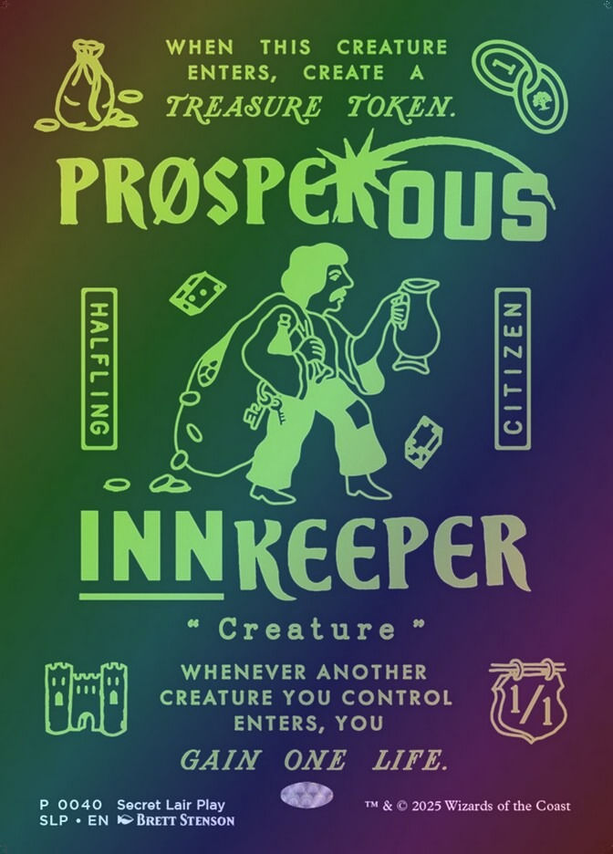 Prosperous Innkeeper (SLP) (40) / Borderless / Foil