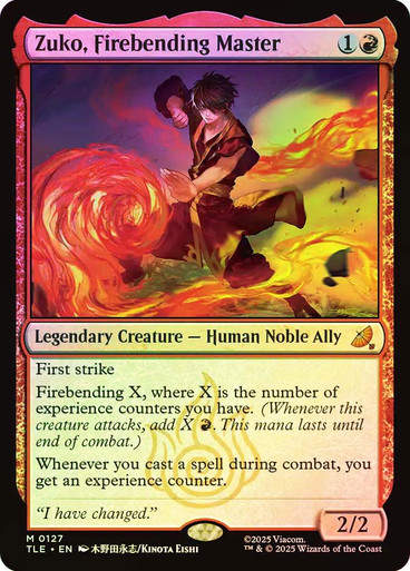 Zuko, Firebending Master (TLE) (127) / Foil