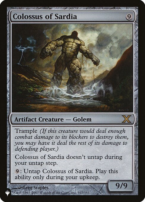 Colossus of Sardia (PLST) (10E-317)