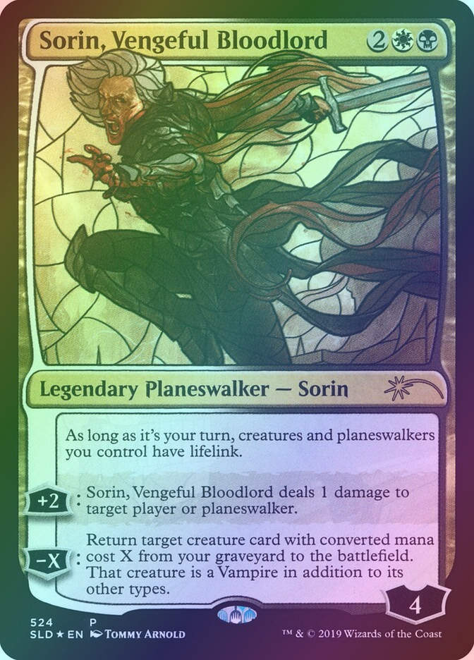 Sorin, Vengeful Bloodlord (SLD) (524) / Foil