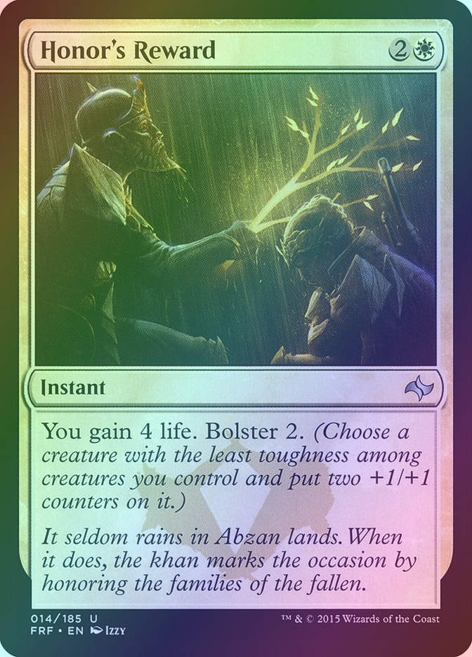 Honor's Reward (FRF) (14) / Foil