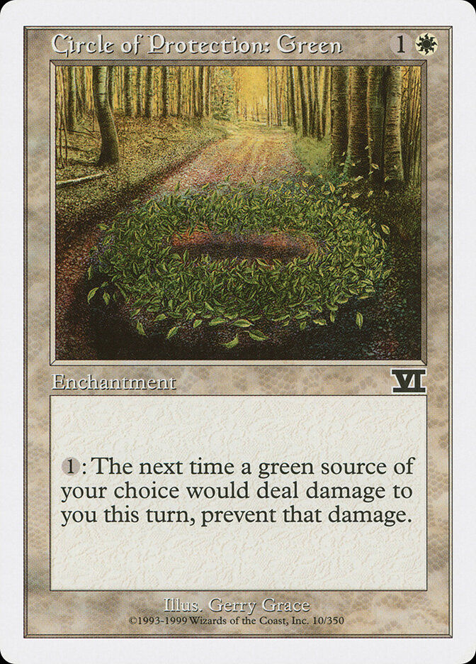Circle of Protection: Green (6ED) (10)