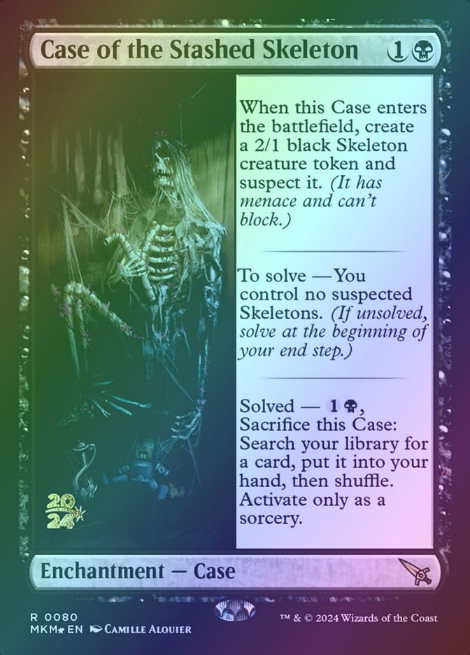 Case of the Stashed Skeleton (PMKM) (80s) / Foil