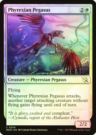 Phyrexian Pegasus (mom_324) / JumpStart / Foil
