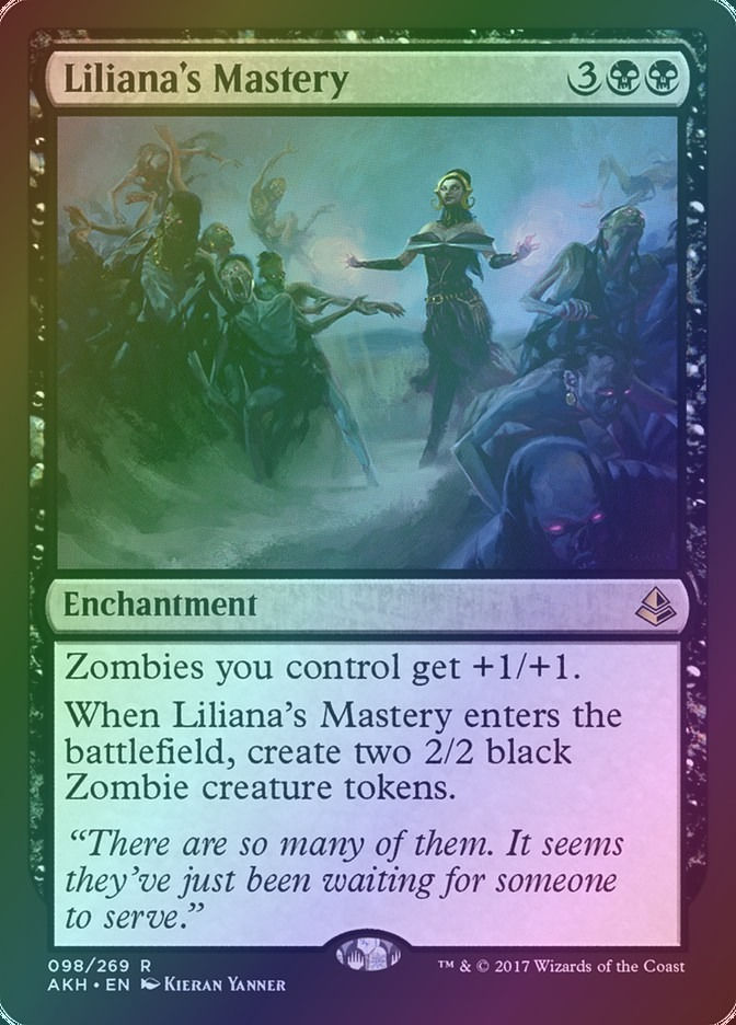 Liliana's Mastery (AKH) (98) / Foil