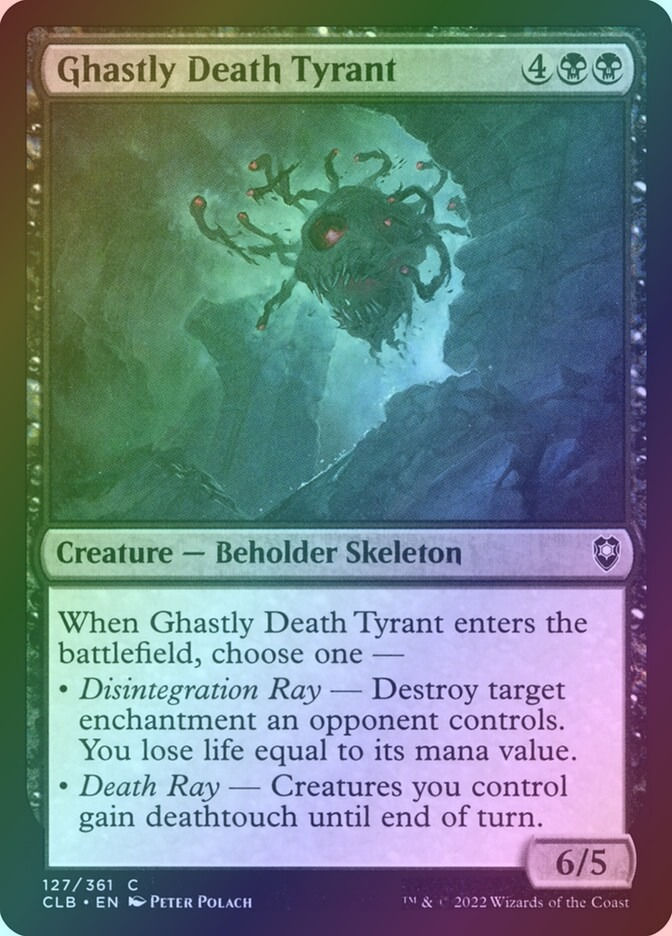 Ghastly Death Tyrant (CLB) (127) / Foil