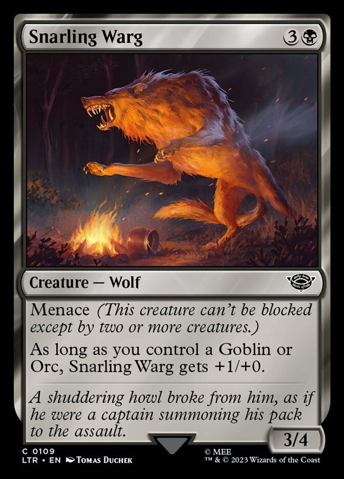 Snarling Warg (LTR) (109)
