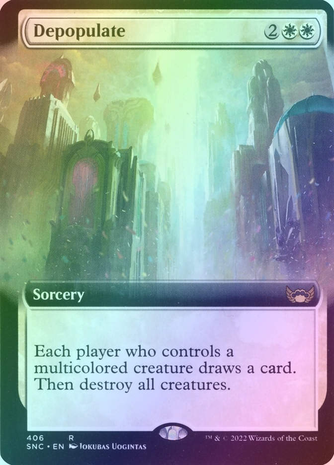 Depopulate (SNC) (406) / Extended Art / Foil