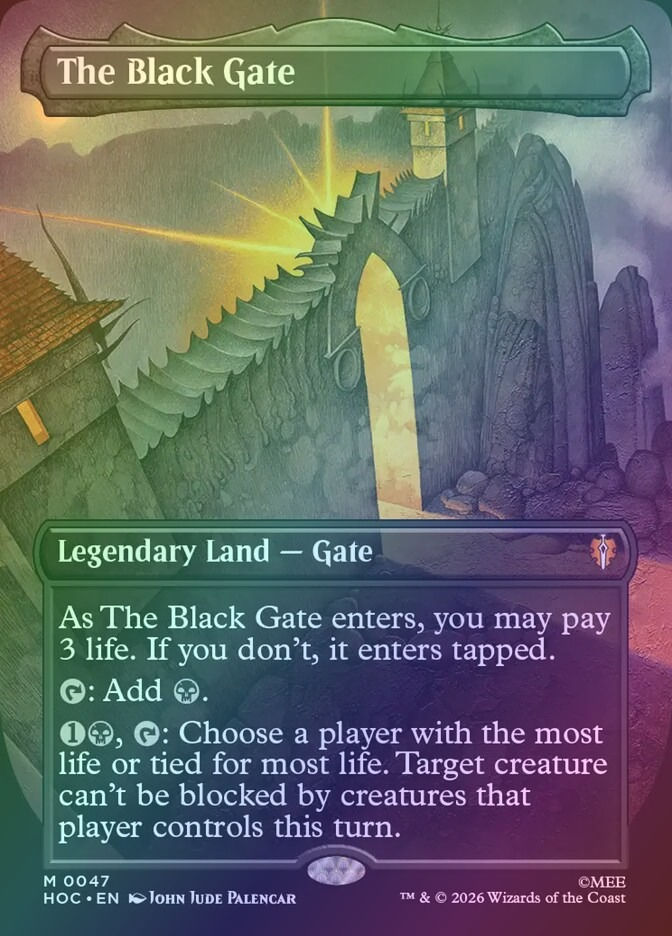 The Black Gate (HOC) (47) / Foil