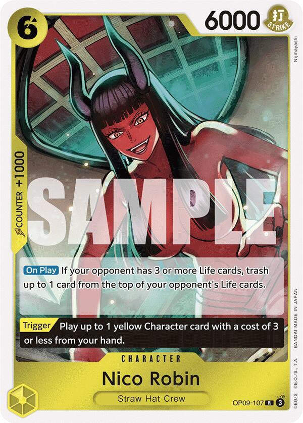 Nico Robin (107) (OP09-107) / Foil