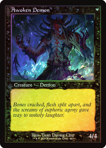 Ecstatic Awakener // Awoken Demon (INR) (462) / Foil Retro — cara 2 de 2