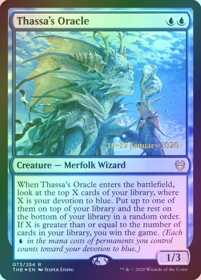 Thassa's Oracle (PTHB) (73s) / Foil