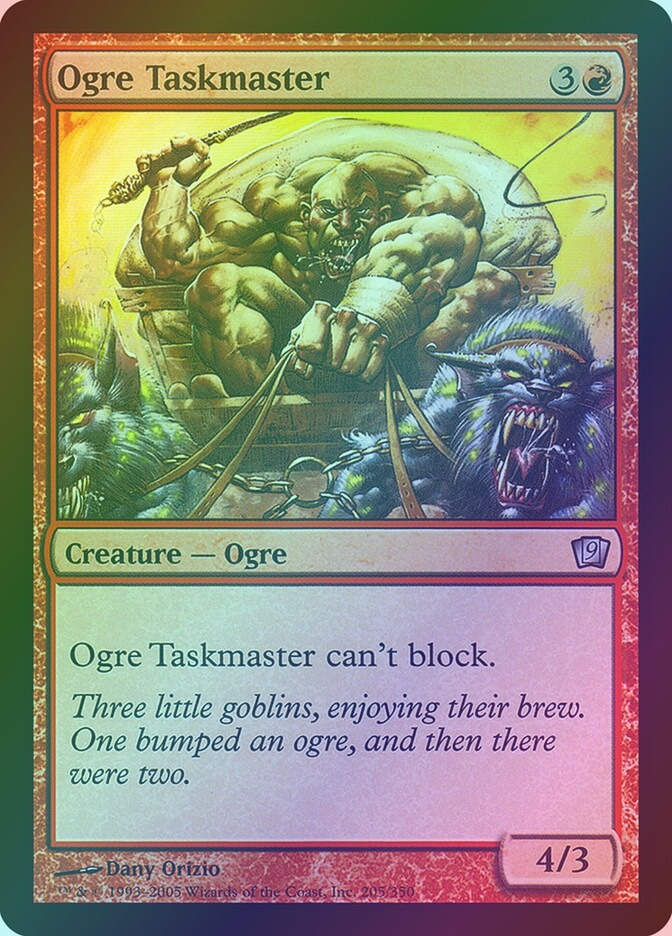 Ogre Taskmaster (9ED) (205★) / Foil