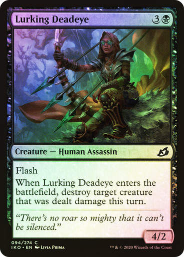 Lurking Deadeye (IKO) (94) / Foil