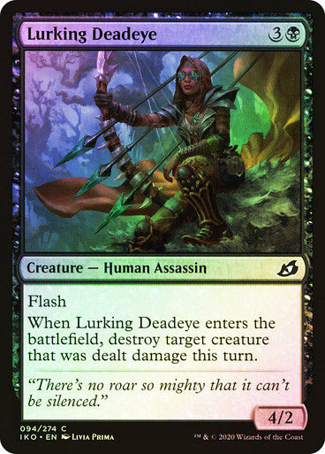 Lurking Deadeye (IKO) (94) / Foil
