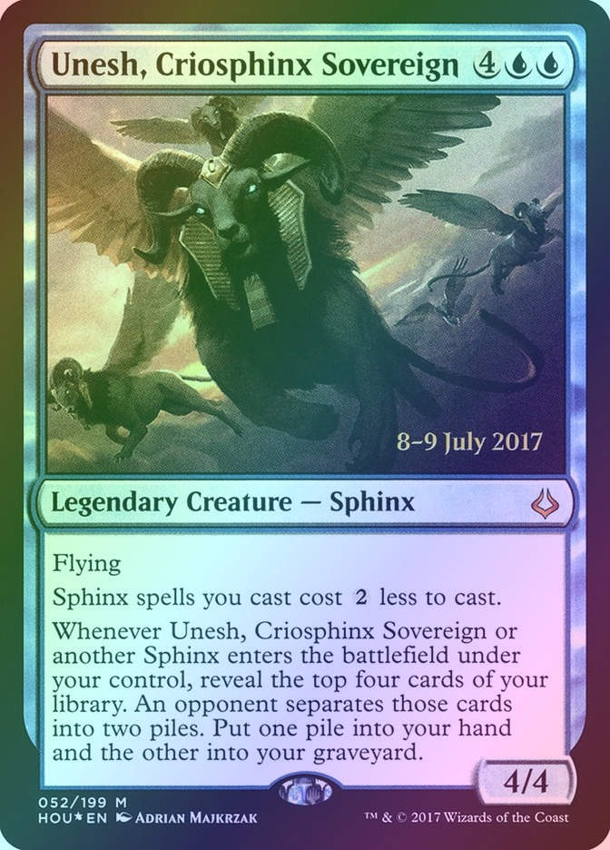 Unesh, Criosphinx Sovereign (PHOU) (52s) / Foil