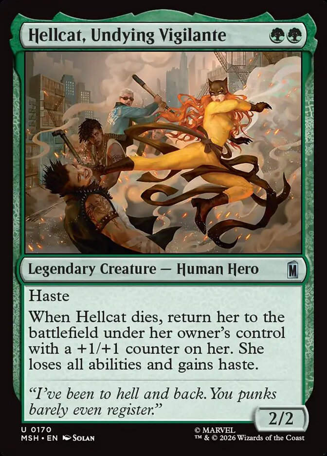 Hellcat, Undying Vigilante (MSH) (170)